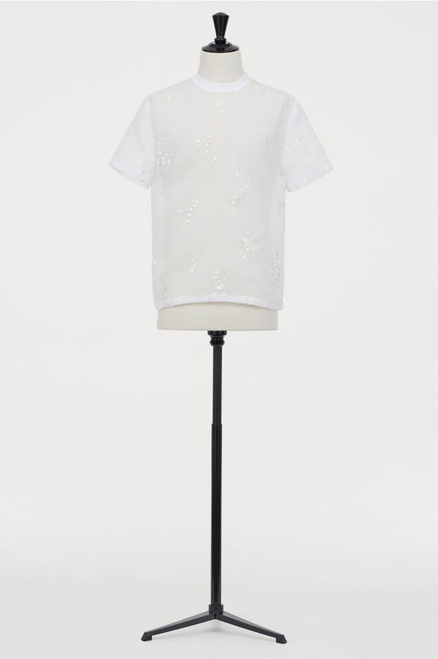 Giambattista Valli x H&M - T-shirt z organzy 199,99 zł