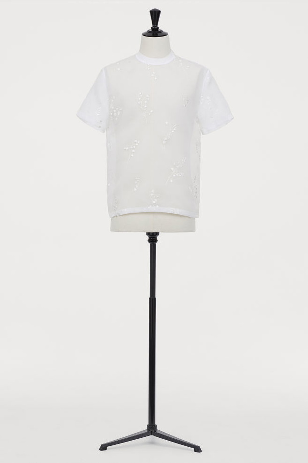 Giambattista Valli x H&M - T-shirt z organzy 199,99 zł