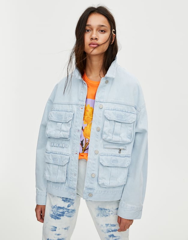 Kurtka jeansowa Pull&Bear, 199 zł