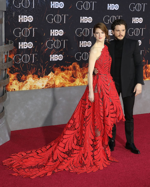 Gra o Tron 8 premiera: Rose Leslie i Kit Harington