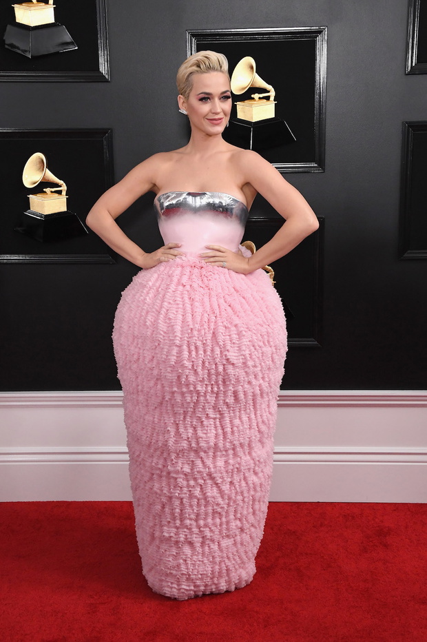 Grammy 2019: Katy Perry w kreacji Balmain