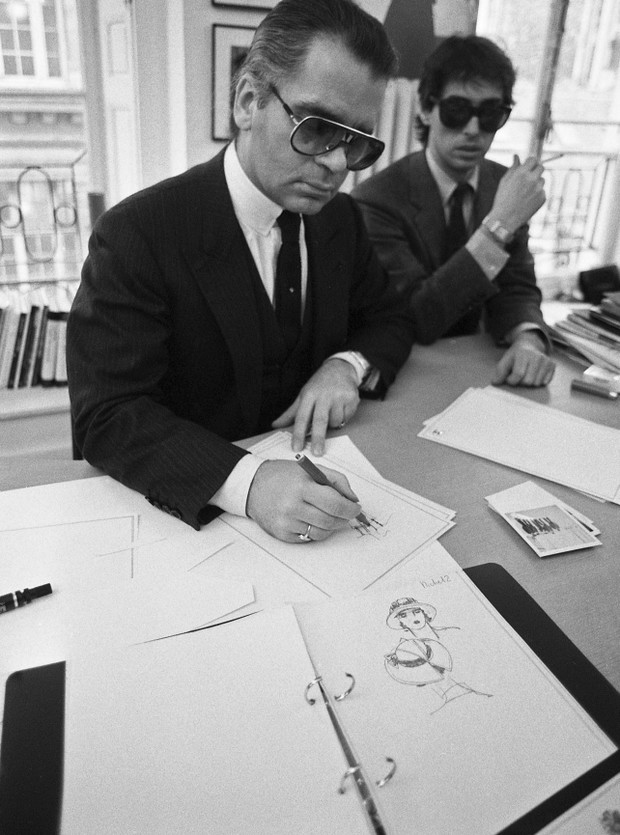 Karl Lagerfeld, 1983