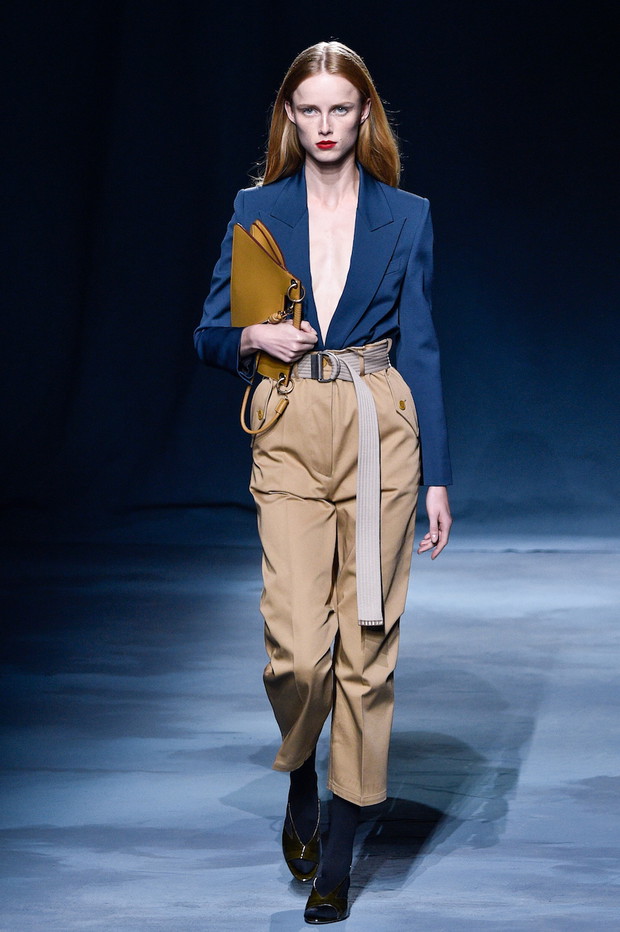 Nathan Westling na pokazie Givenchy