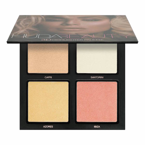 Paleta rozświetlaczy Huda Beauty 3D Highlighter Palette, 199 zł