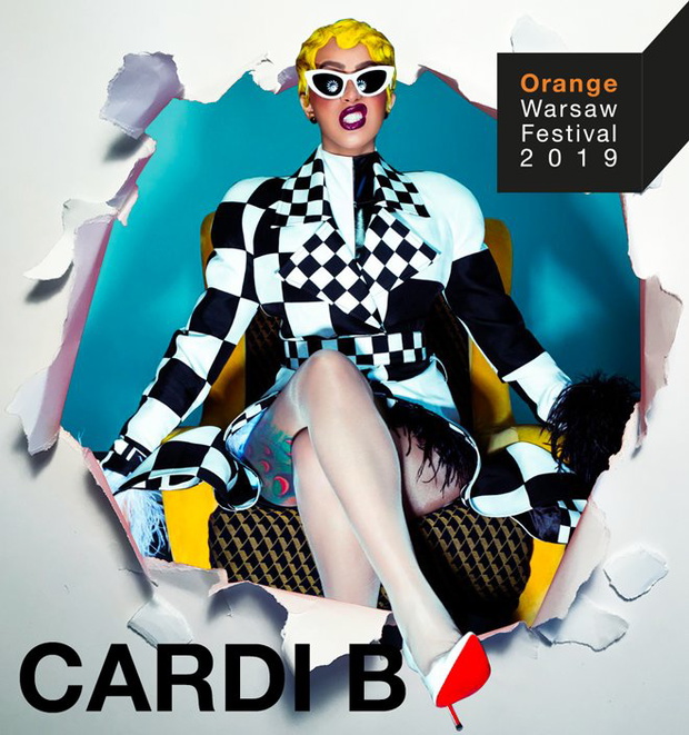 Pierwszą headlinerką Orange Warsaw Festival 2019 została Cardi B.