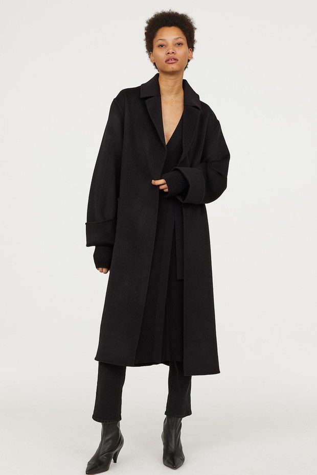 Płaszcz H&M z domieszką kaszmiru, 899 zł z 1299 zł