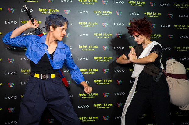 Dylan Sprouse i Barbara Palvin na imprezie Heidi Klum z okazji Halloween 2018