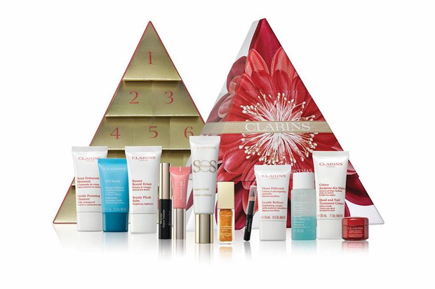 Kalendarz adwentowy Clarins, ok. 300 zł