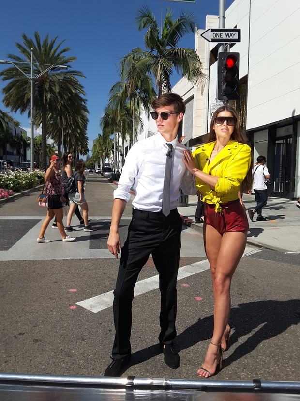 Top Model 7: Hubert Gromadzki i Ania Markowska w scenie z filmu „Pretty Woman”