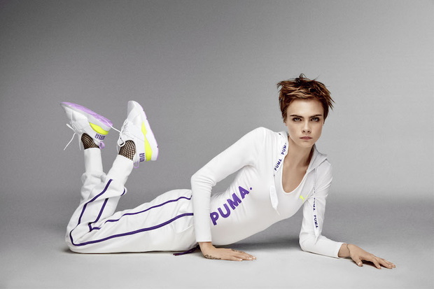 Cara Delevingne w kampanii Pumy z okazji 10. urodzin Zalando
