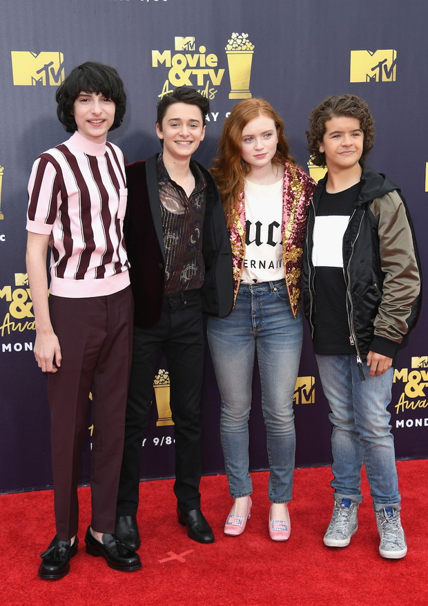 MTV Movie Awards 2018: Finn Wolfhard, Noah Schnapp, Sadie Sink i Gaten Matarazzo