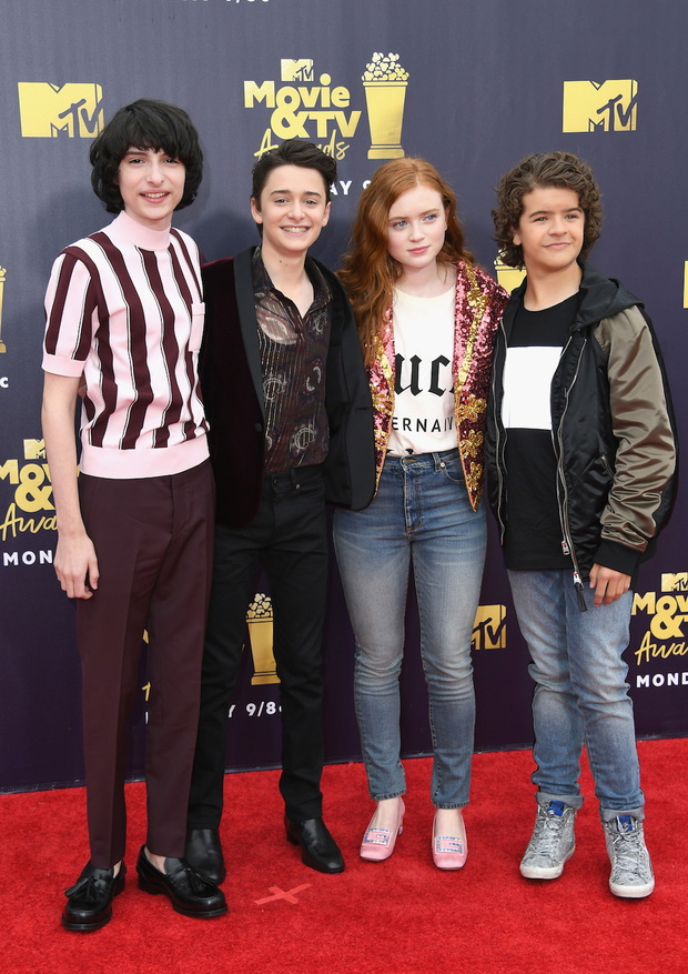 MTV Movie Awards 2018: Finn Wolfhard, Noah Schnapp, Sadie Sink i Gaten Matarazzo