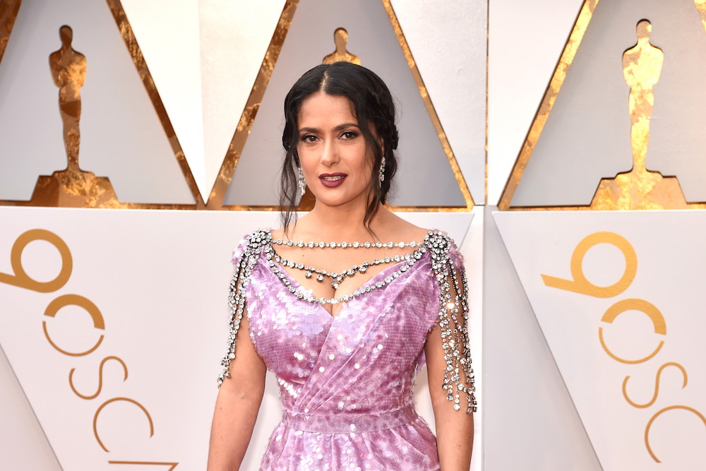 Oscary 2018: Salma Hayek w kreacji Gucci
