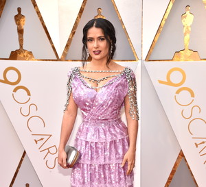 Oscary 2018: Salma Hayek w kreacji Gucci