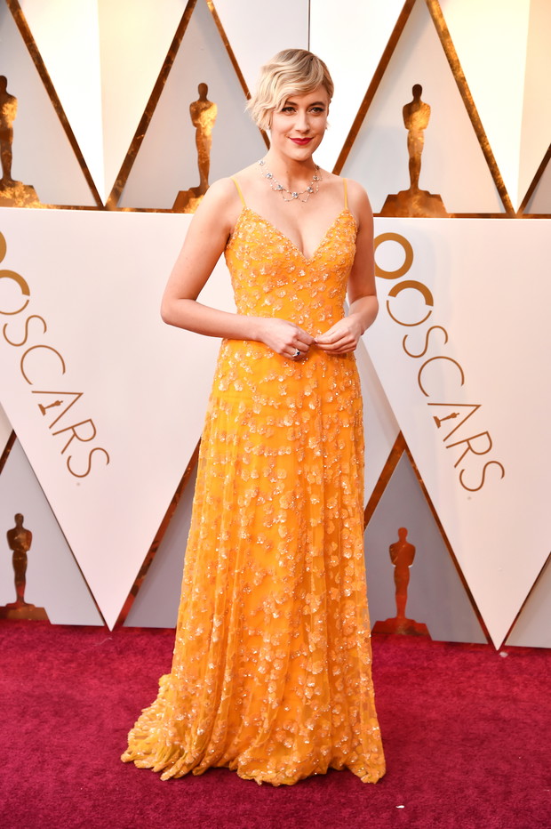 Oscary 2018: Greta Gerwig w kreacji Rodarte