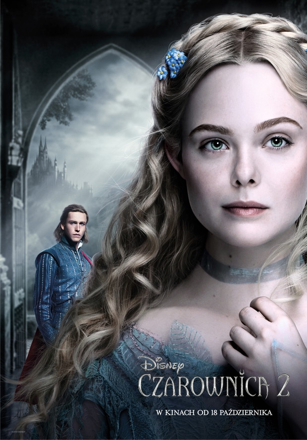Elle Fanning jako księżniczka Aurora w filmie „Czarownica 2”.