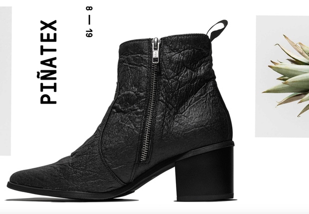 Wegańskie botki BOHEMA Clothing wykonane z ananasa.