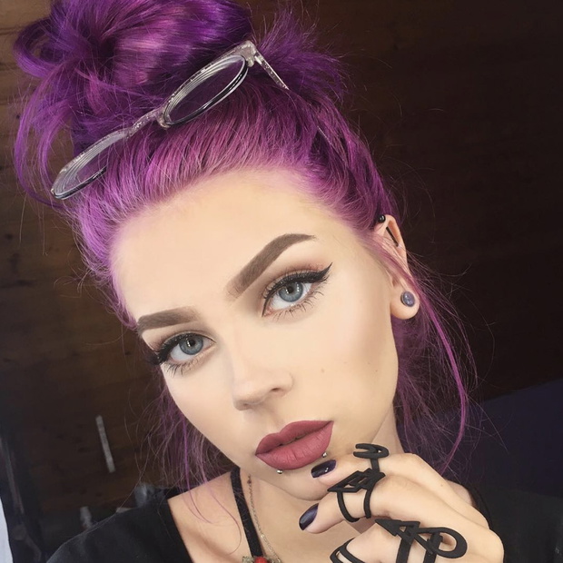 Dark Unicorn Hair