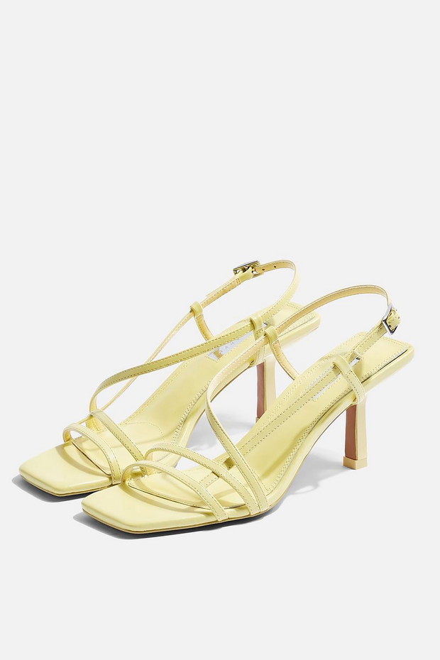 Sandałki na obcasie Topshop, około 150 zł