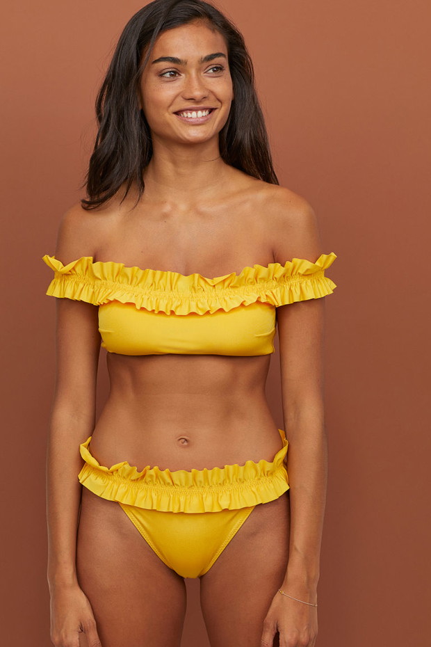 Strój kąpielowy H&M, góra 69,99 zł, dół, 49,99 zł