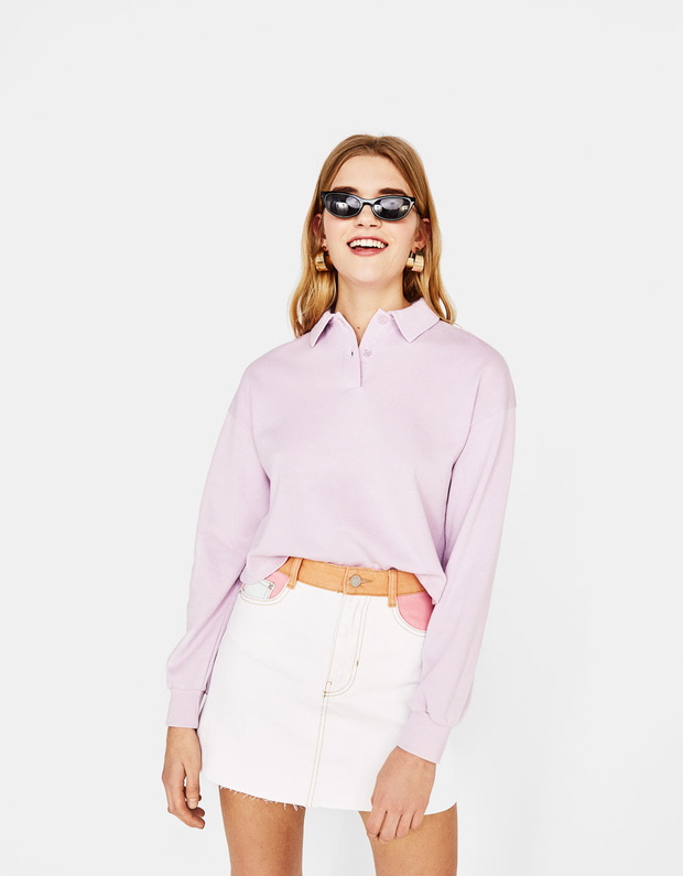 Bluza polo Bershka, 79,90 zł