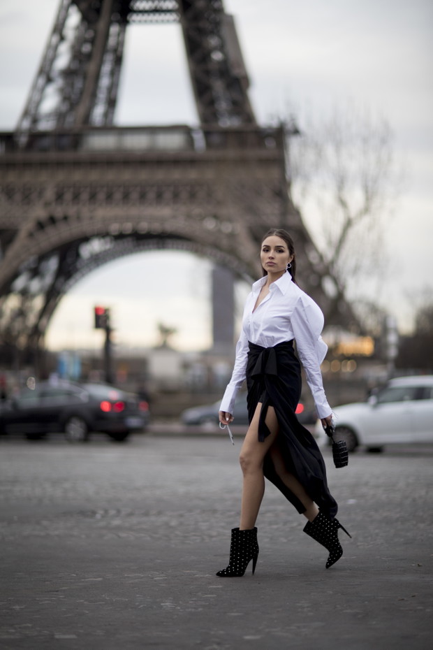 Moda uliczna podczas Paris Fashion Week jesień-zima 2018/2019
