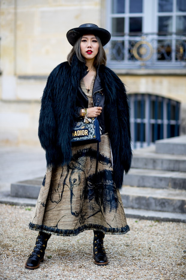 Moda uliczna podczas Paris Fashion Week jesień-zima 2018/2019