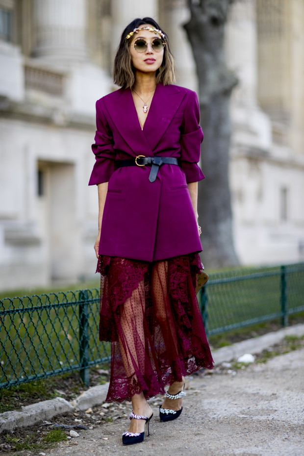Moda uliczna podczas Paris Fashion Week jesień-zima 2018/2019