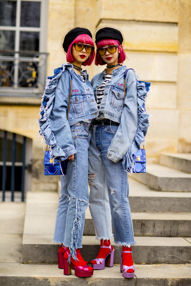 Moda uliczna podczas Paris Fashion Week jesień-zima 2018/2019