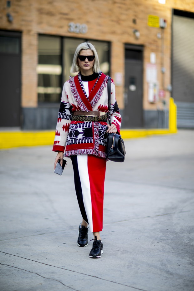 Moda uliczna na New York Fashion Week