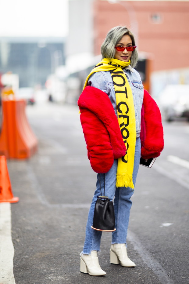Moda uliczna na New York Fashion Week