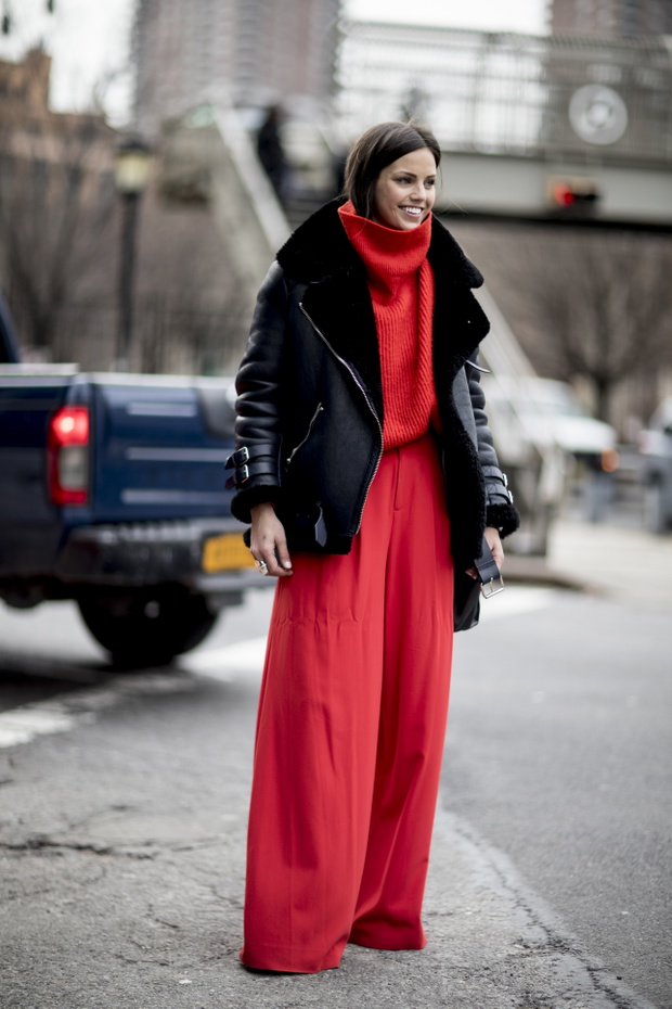 Moda uliczna na New York Fashion Week