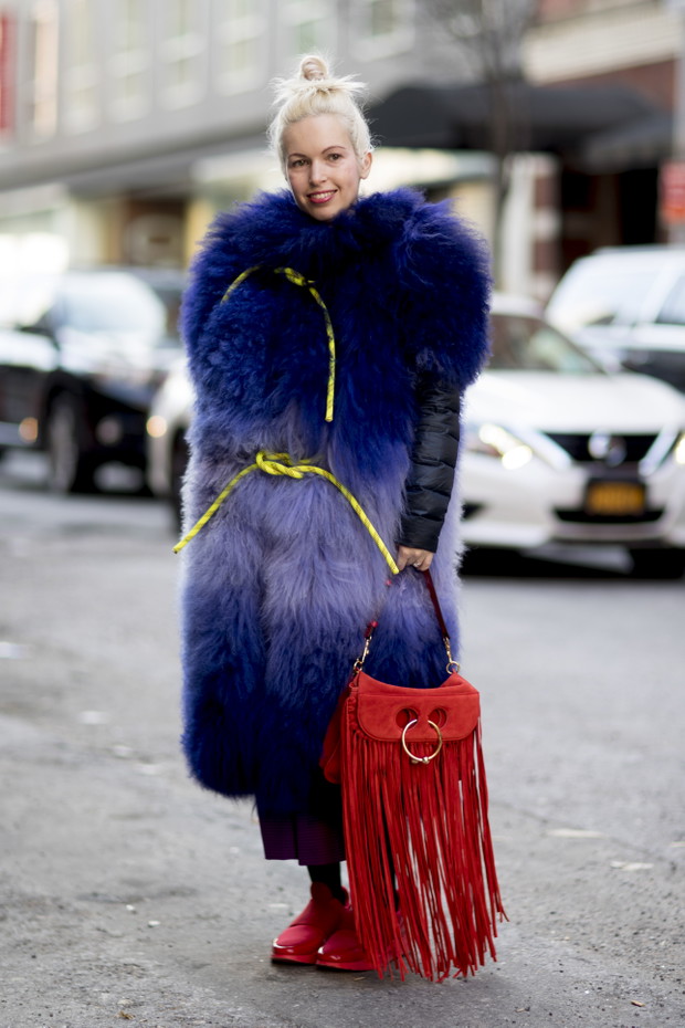 Moda uliczna na New York Fashion Week