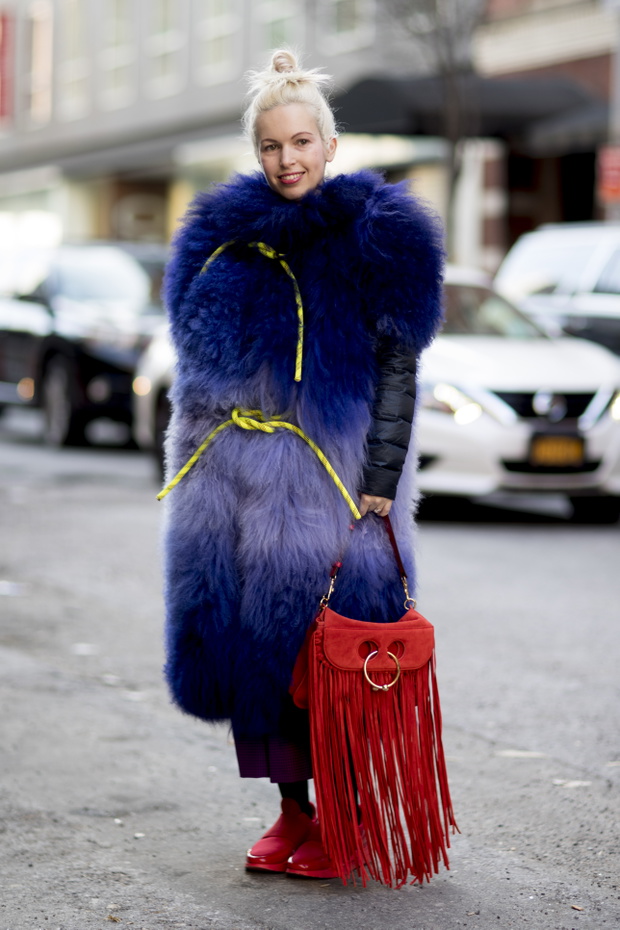 Moda uliczna na New York Fashion Week