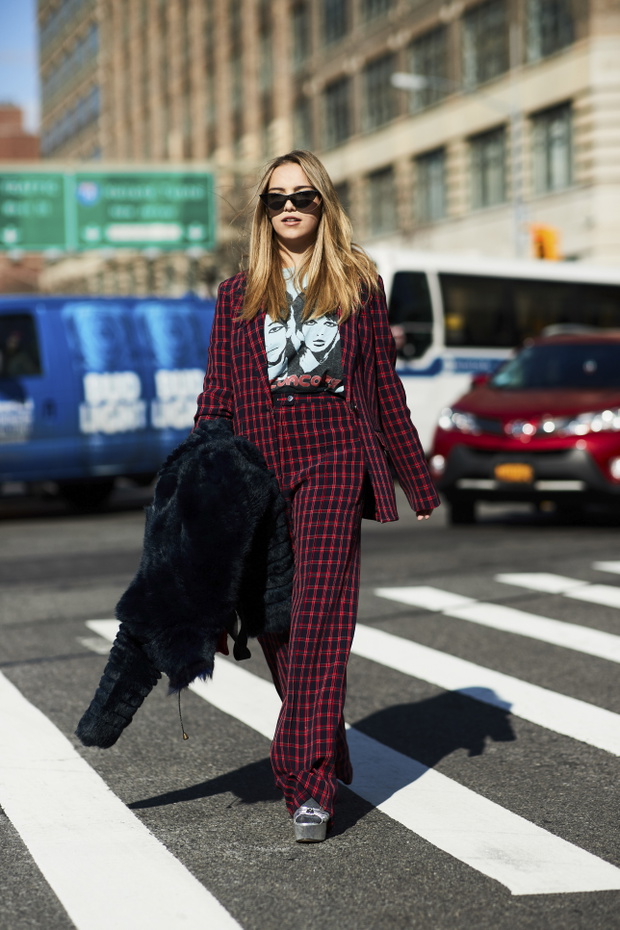Moda uliczna na New York Fashion Week