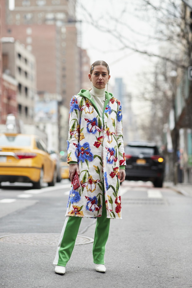 Moda uliczna na New York Fashion Week