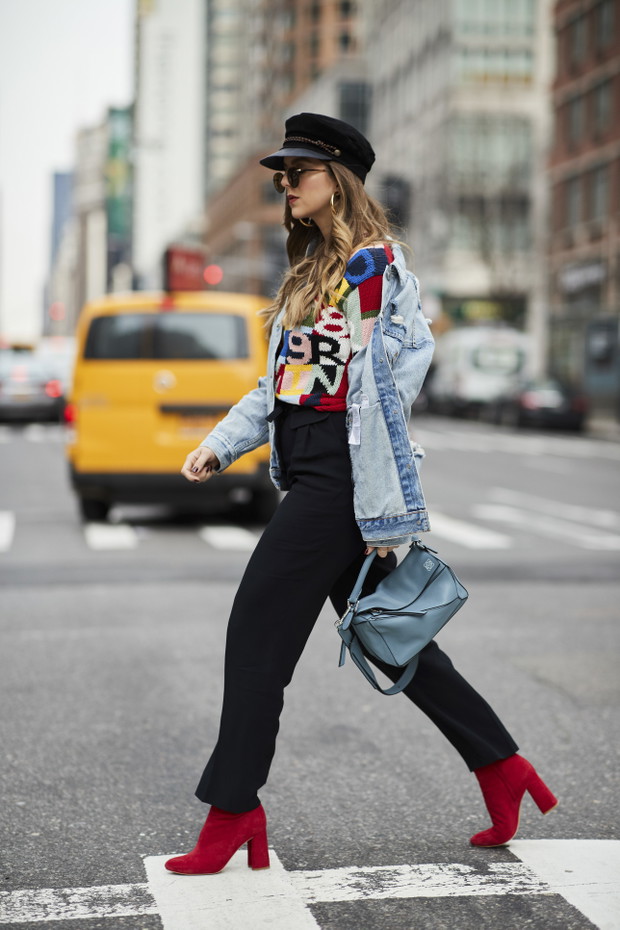 Moda uliczna na New York Fashion Week