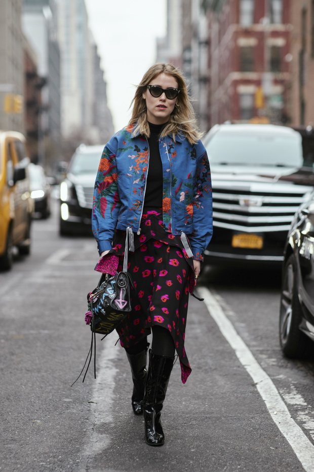 Moda uliczna na New York Fashion Week