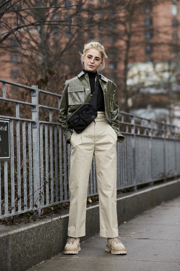 Moda uliczna na New York Fashion Week