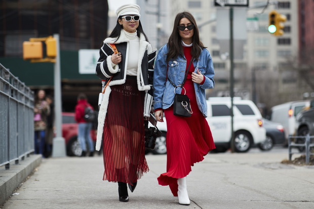 Moda uliczna na New York Fashion Week