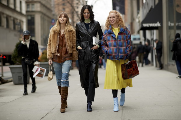 Moda uliczna na New York Fashion Week