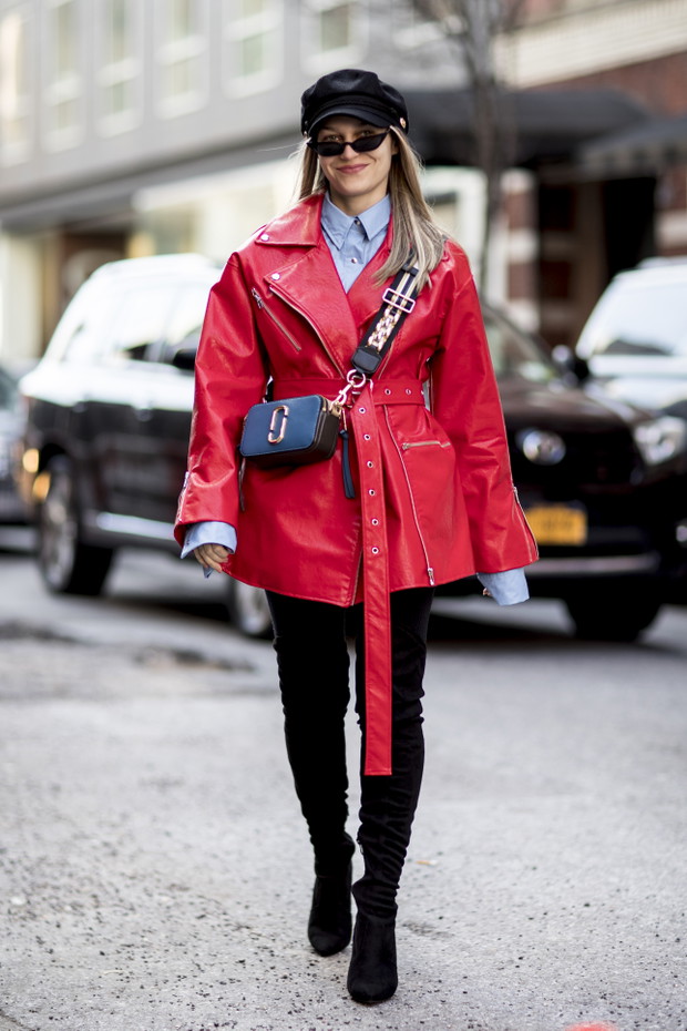 Moda uliczna na New York Fashion Week