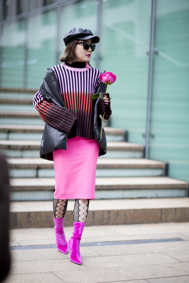 Moda uliczna na New York Fashion Week