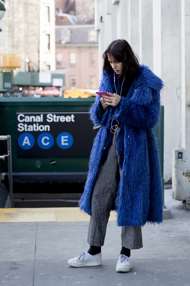 Moda uliczna na New York Fashion Week
