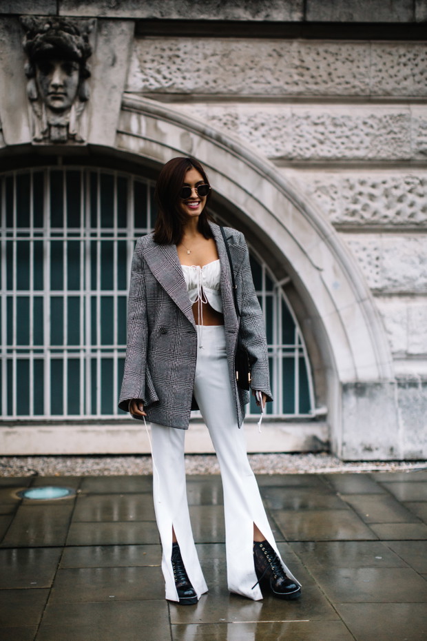 Najlepsze stylizacje mody ulicznej podczas London Fashion Week