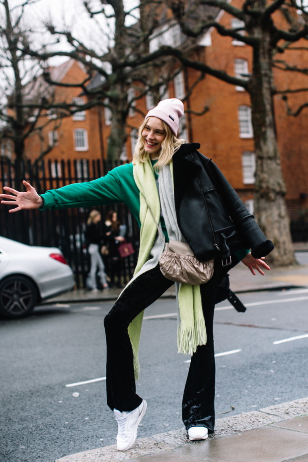 Najlepsze stylizacje mody ulicznej podczas London Fashion Week