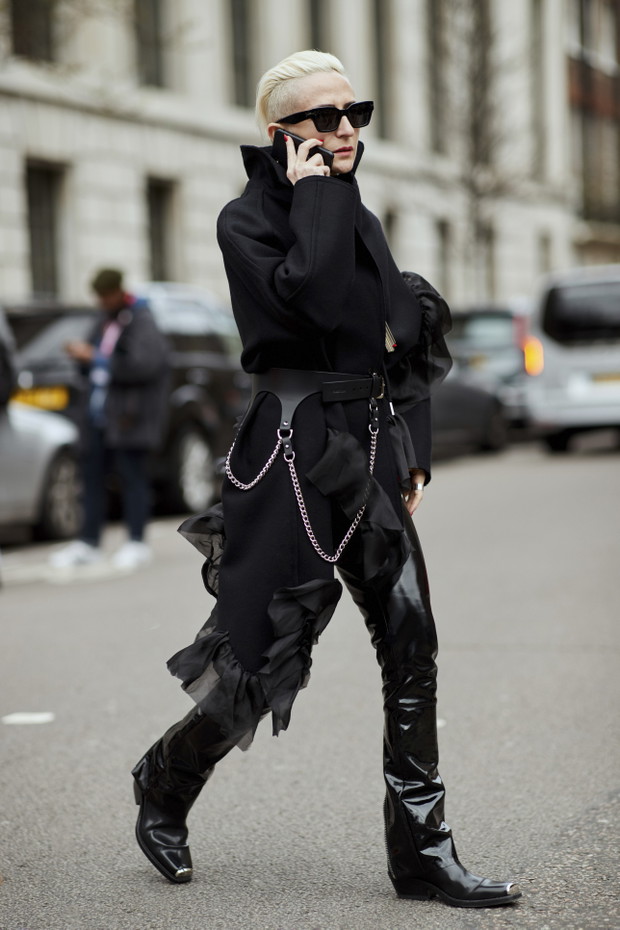 Najlepsze stylizacje mody ulicznej podczas London Fashion Week