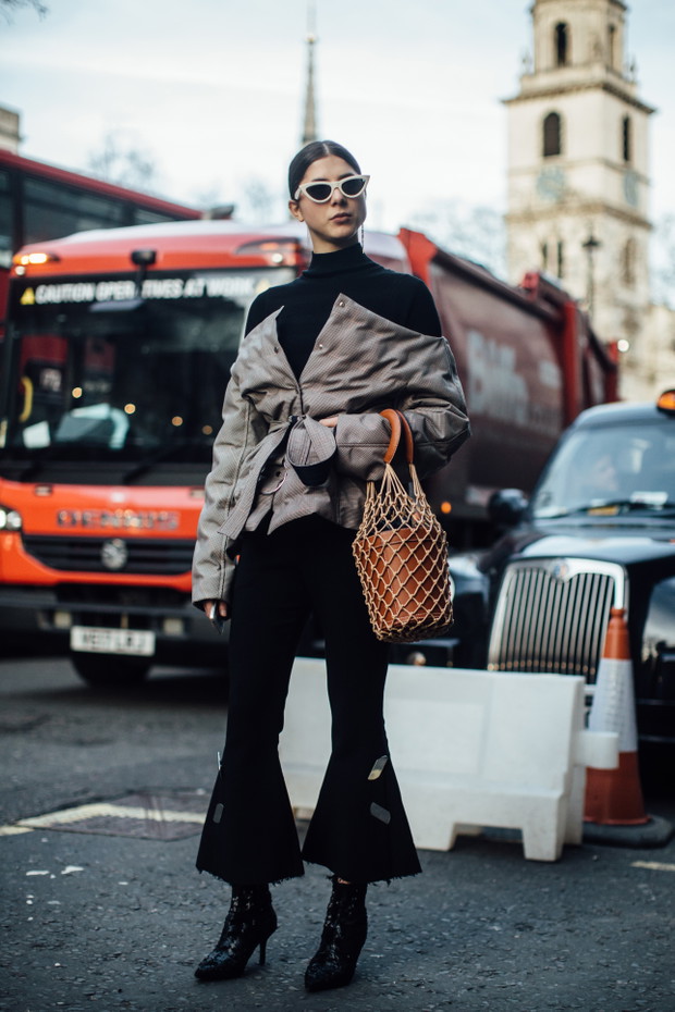Najlepsze stylizacje mody ulicznej podczas London Fashion Week