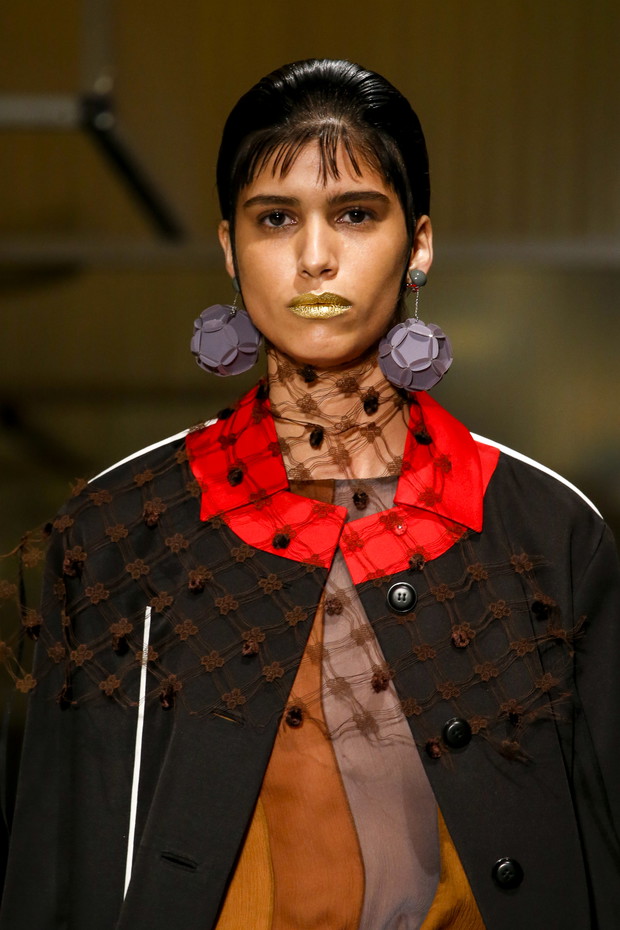 Detale na pokazie Prada SS 2016 na Milan Fashion Week, fot. indigital images_A2X0073