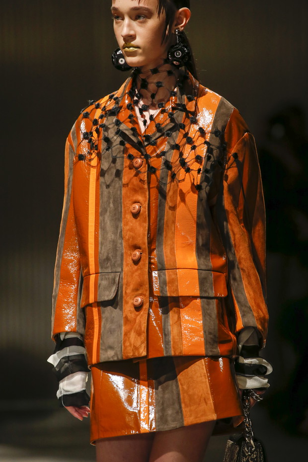 Detale na pokazie Prada SS 2016 na Milan Fashion Week, fot. indigital images_A2X0427